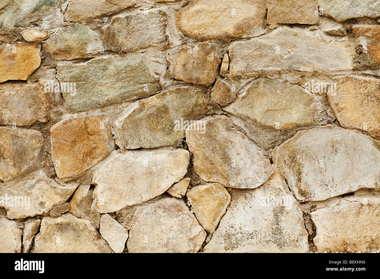 Muro di pietra colpo di sfondo con un obiettivo macro Foto Stock