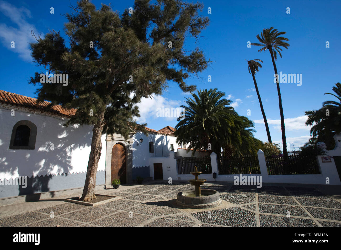La città antica di Telde, San Francisco square, Gran Canaria, Isole Canarie, Spagna, Europa Foto Stock