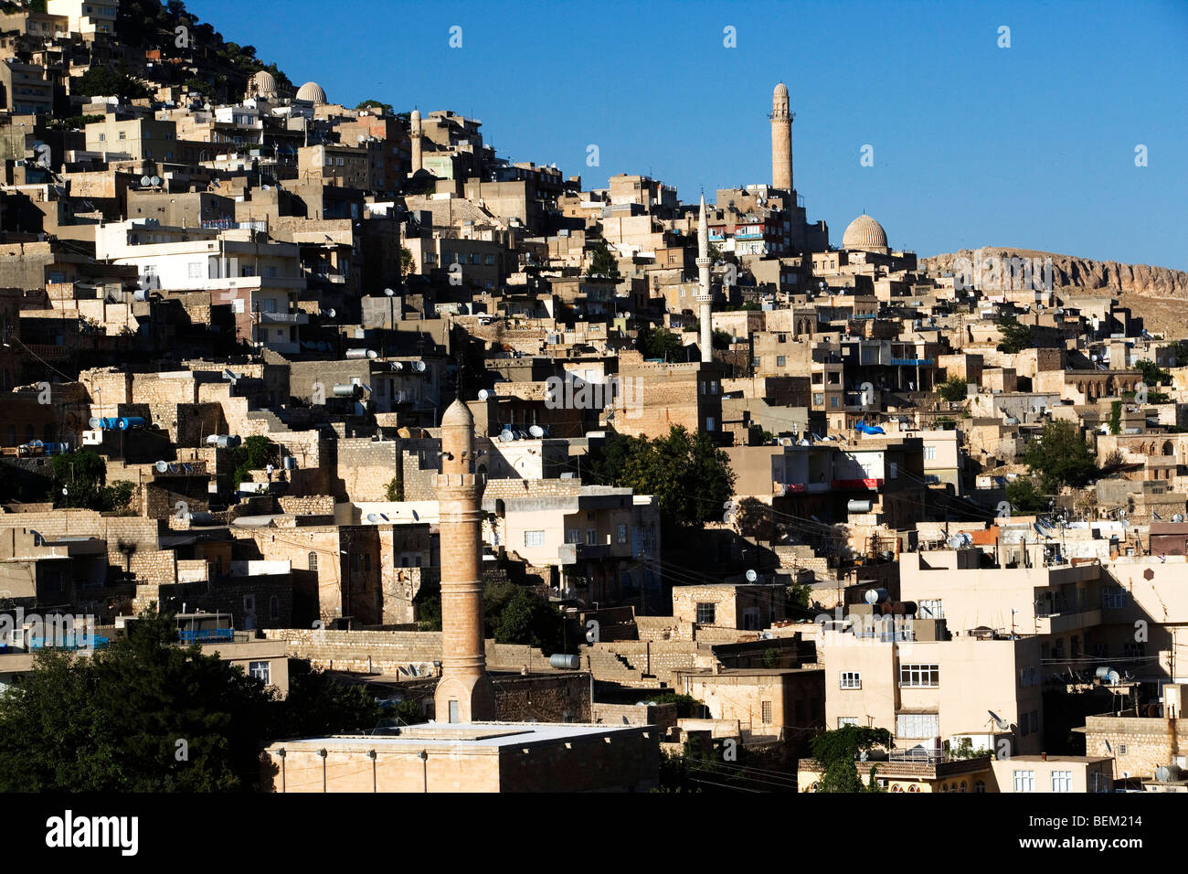 Vista Villaggio, Mardin, Turchia, Europa Foto Stock