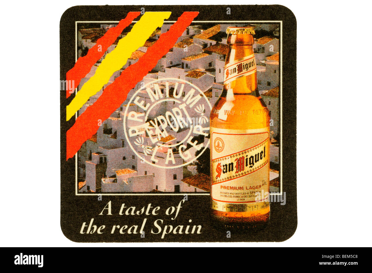 Esportazione premium lager san miguel un assaggio della vera Spagna Foto Stock