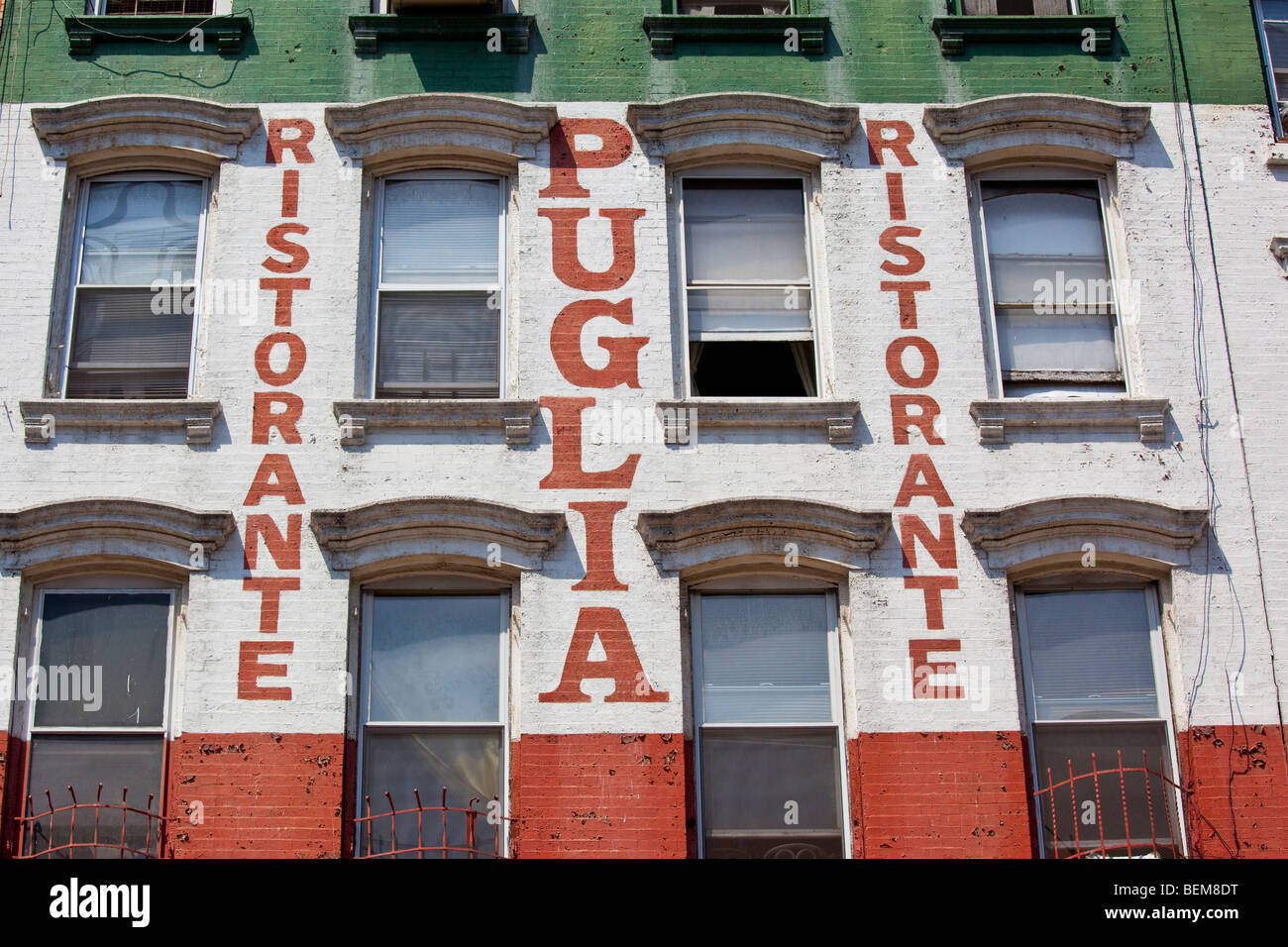 Puglia Ristorante di Little Italy a Manhattan, New York City Foto Stock