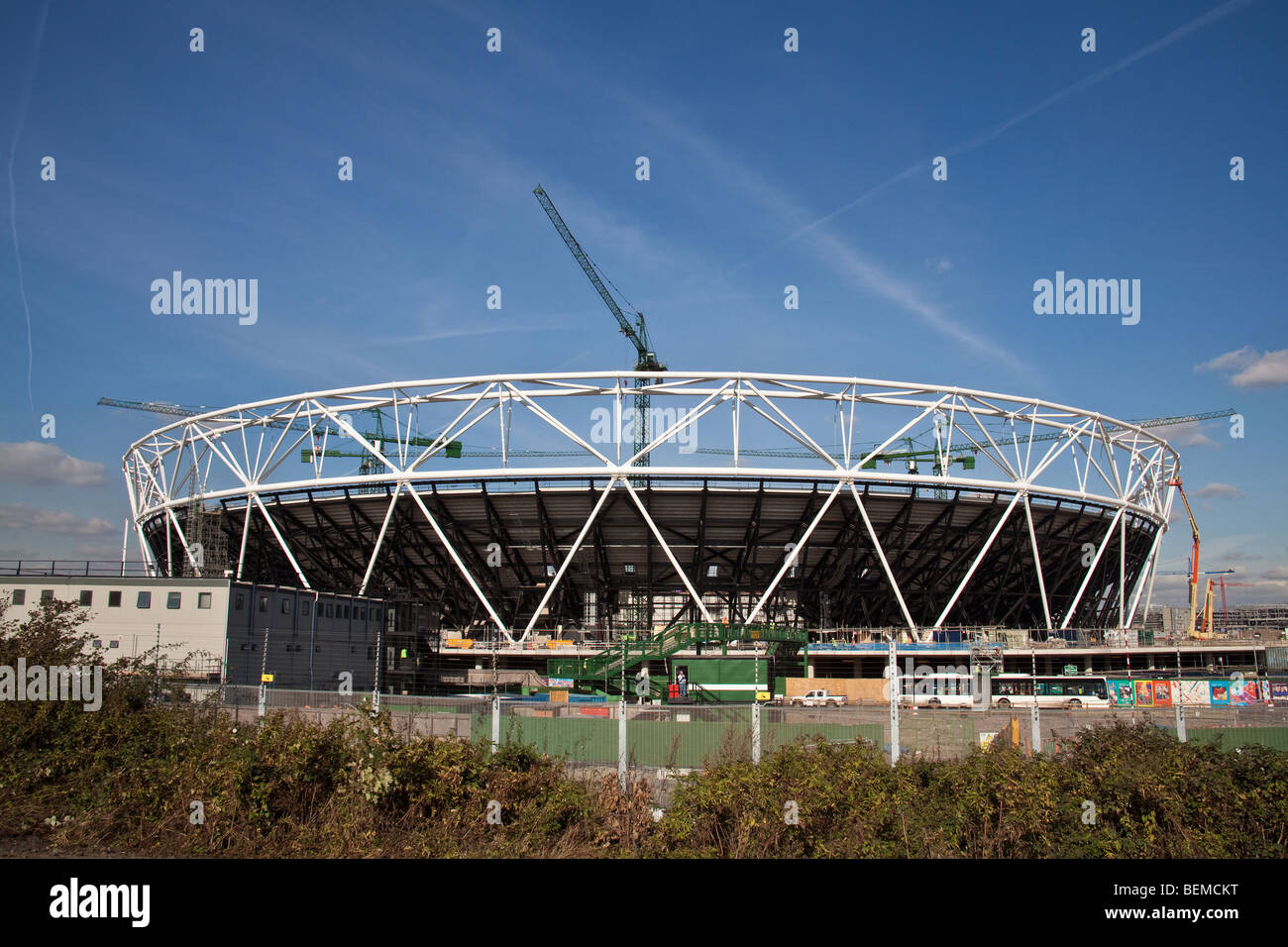 2012 Olympic Stadium. Stratford London, England. Foto Stock