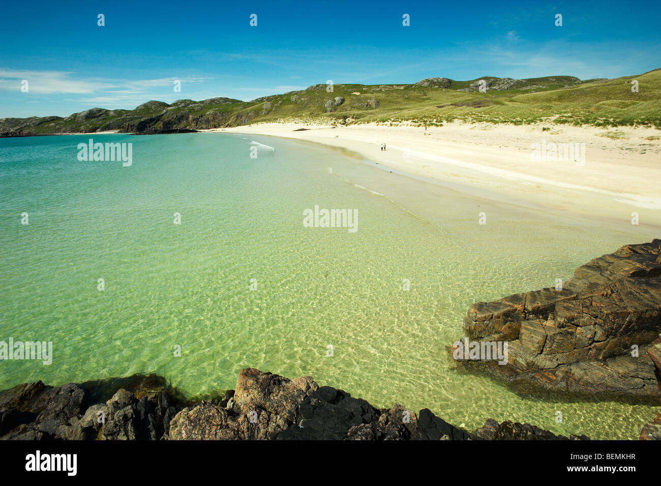 La Scozia, Sutherland, Oldshoremore Beach Foto Stock