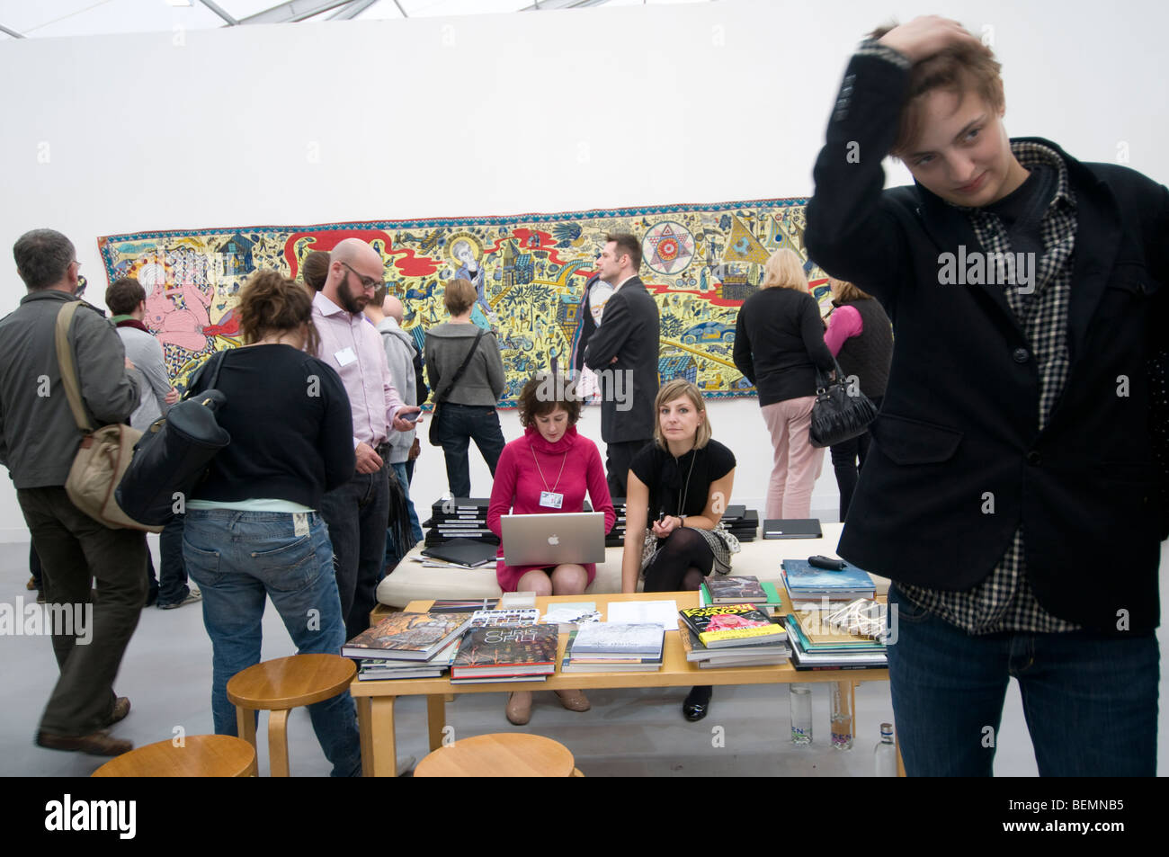 Fregio Art Fair 2009 Regents Park. Victoria Miro spazio gallery Foto Stock
