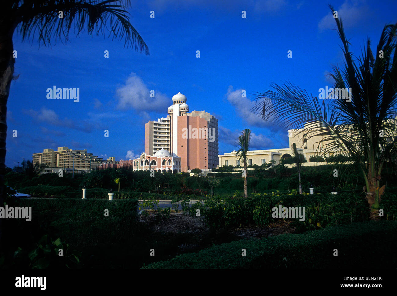 Hotel, camere e alloggi, le sistemazioni, Cancun Quintana Roo stato, la penisola dello Yucatan, Messico Foto Stock