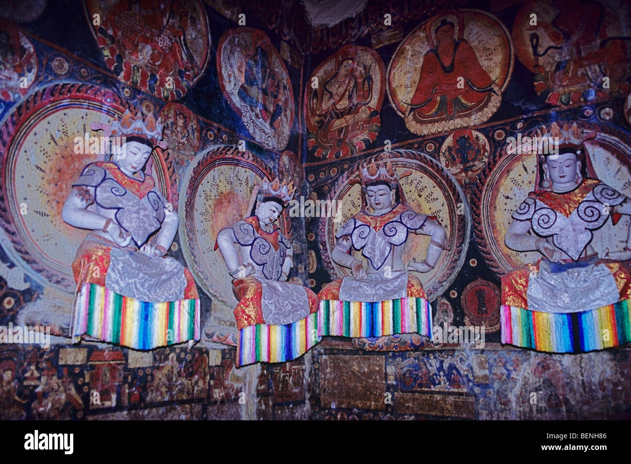 Ajanta dell'himalaya come Tabo Chos-Khor Monastero è popolarmente noto è stata fondata più di un millennio torna in 996 Foto Stock