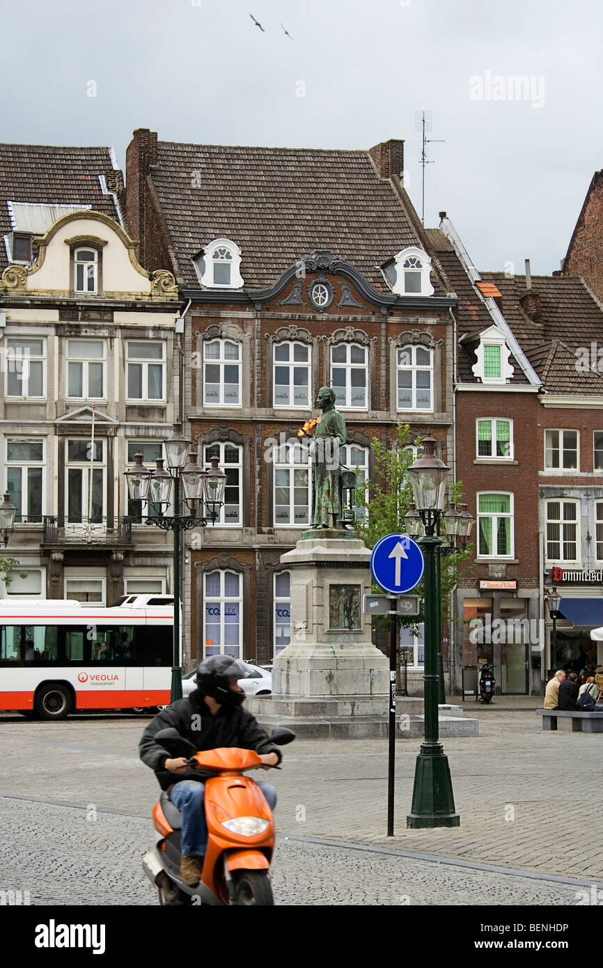 Vista della piazza centrale di Maastricht Paesi Bassi Foto Stock