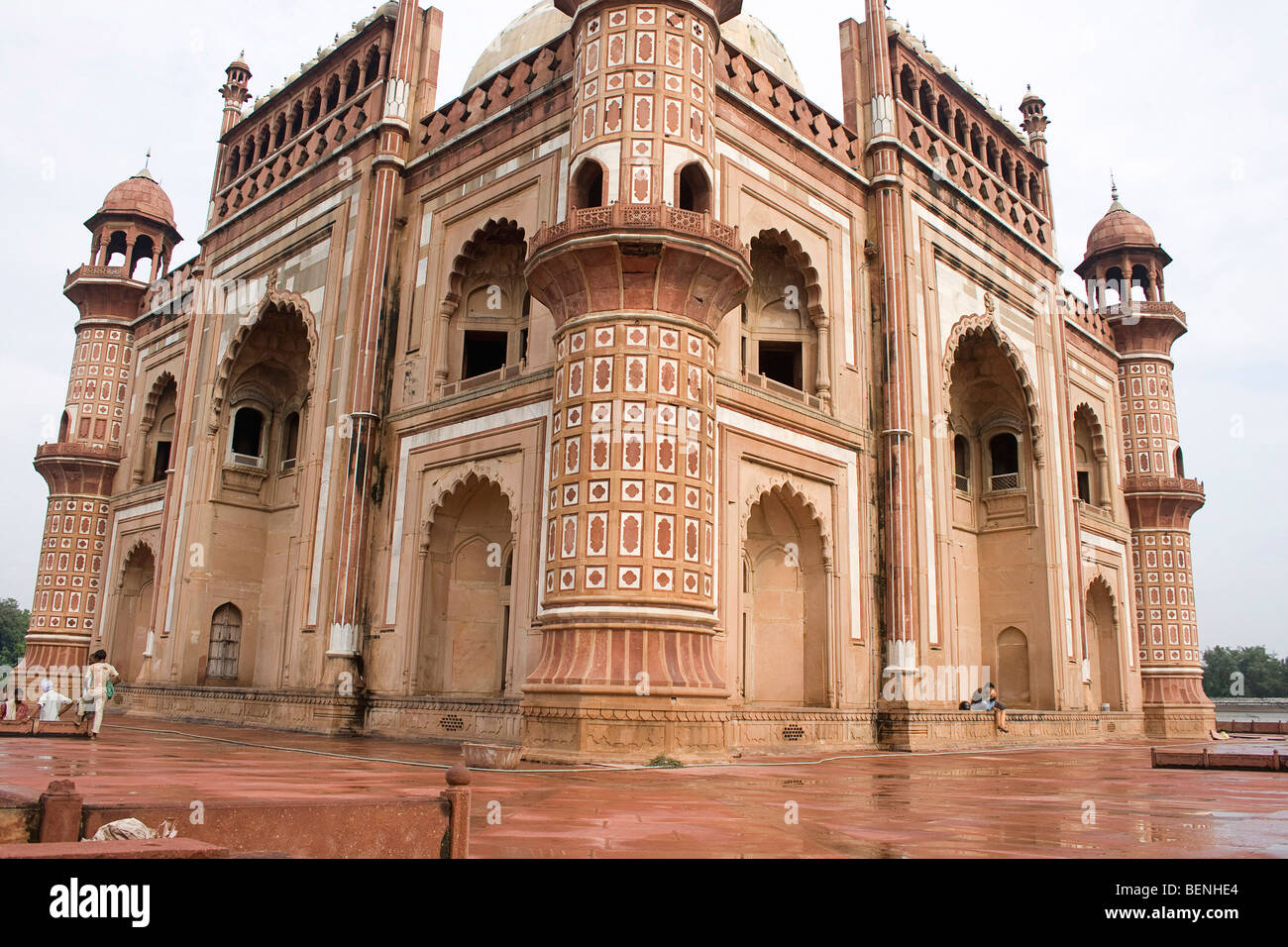 Tomba di Safdarjung un giardino tomba in un mausoleo di marmo costruito nel 1754 Delhi India Foto Stock