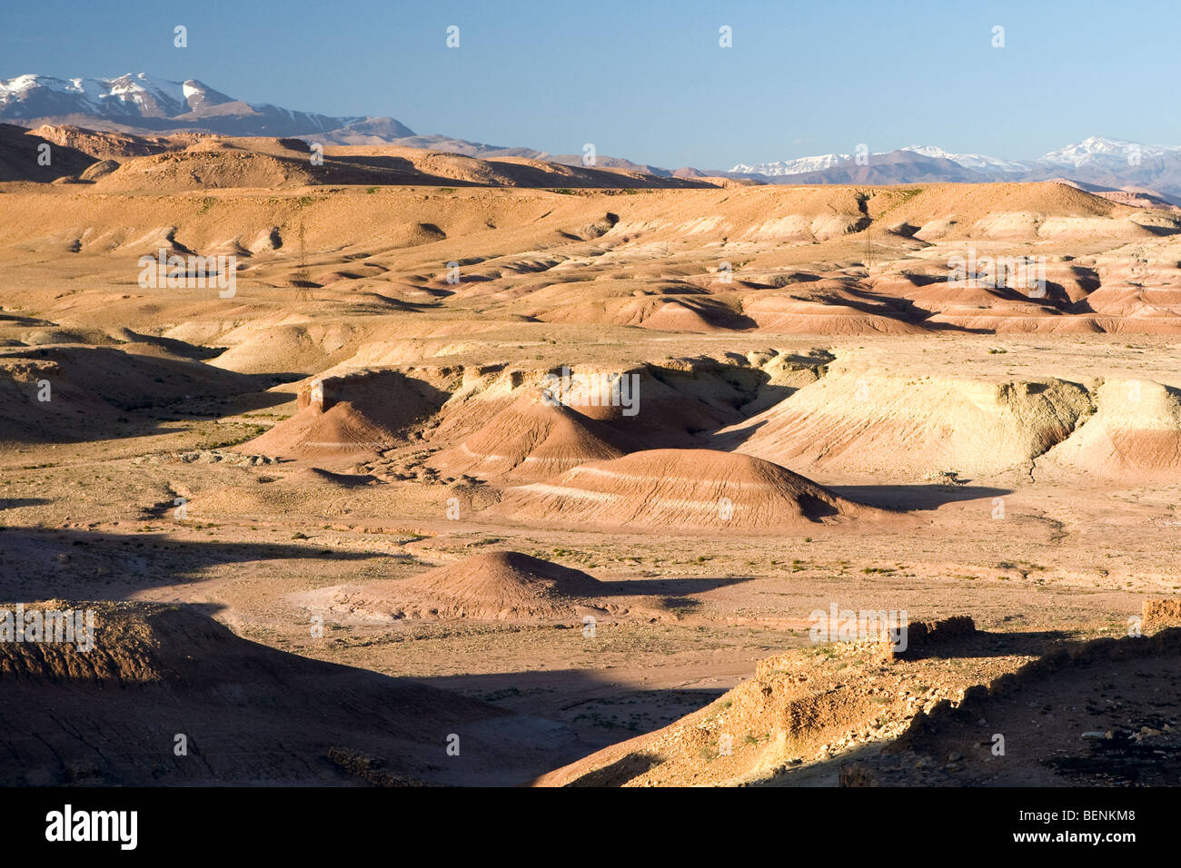 Ourzazate Marocco rocce del terreno Foto Stock