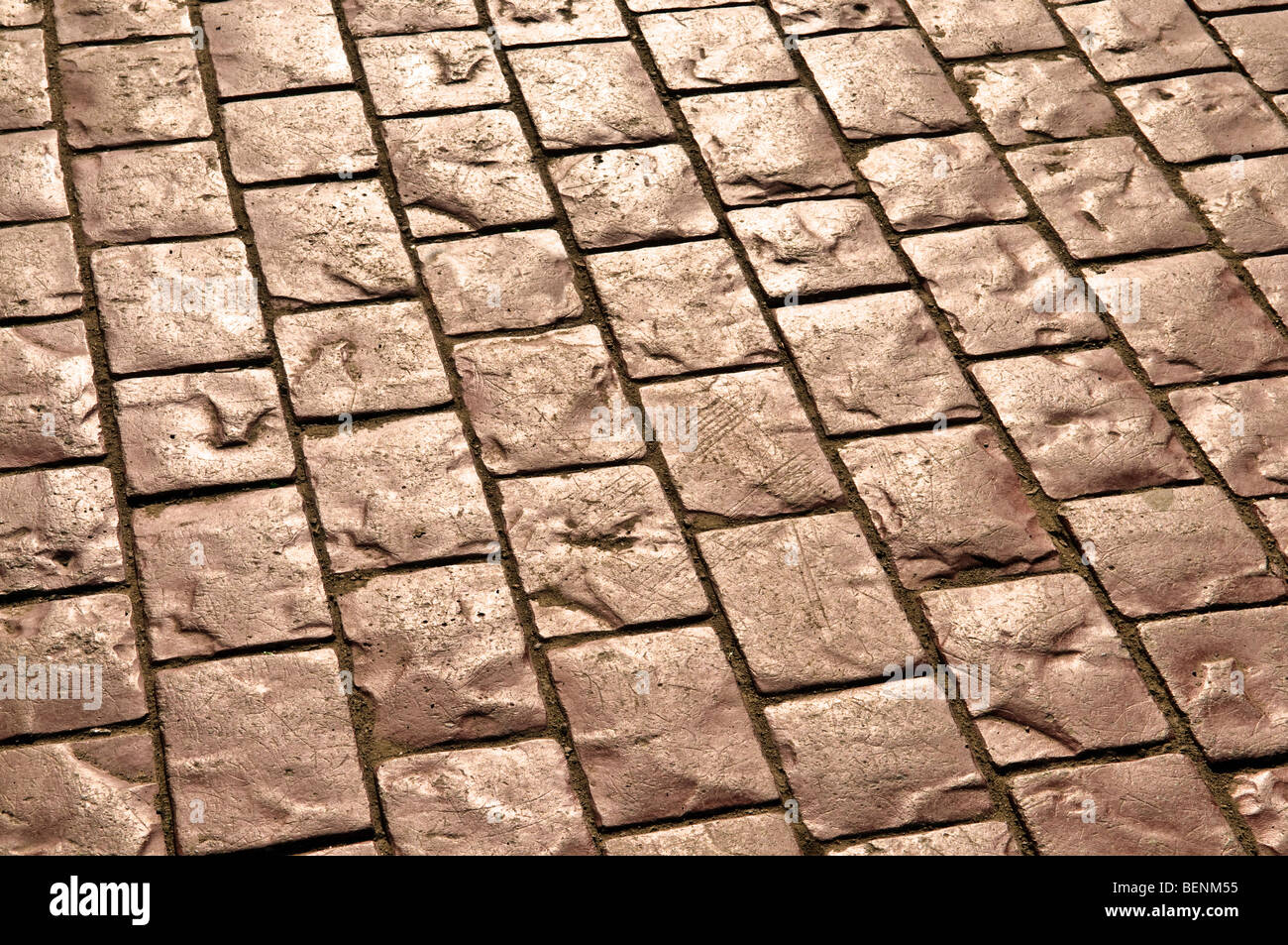 Texture della pavimentazione Foto Stock