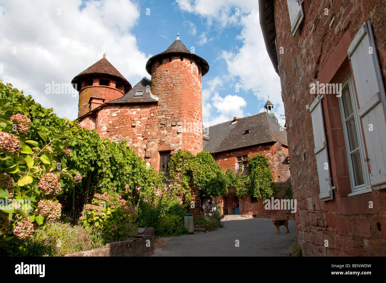 Colonges la Rouge, Périgord e Dordogna. Foto Stock