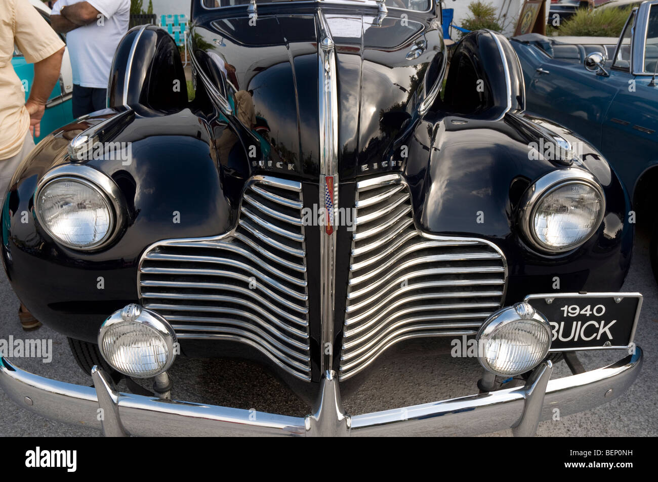 1940 Buick otto di custom car show Foto Stock