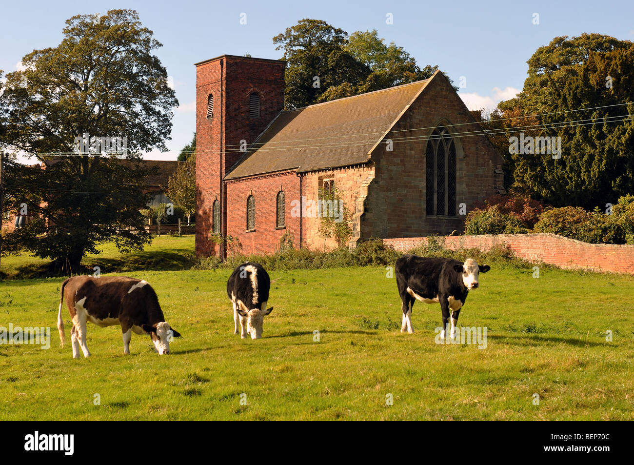 San Bartolomeo è la Chiesa, addio, Staffordshire, England, Regno Unito Foto Stock