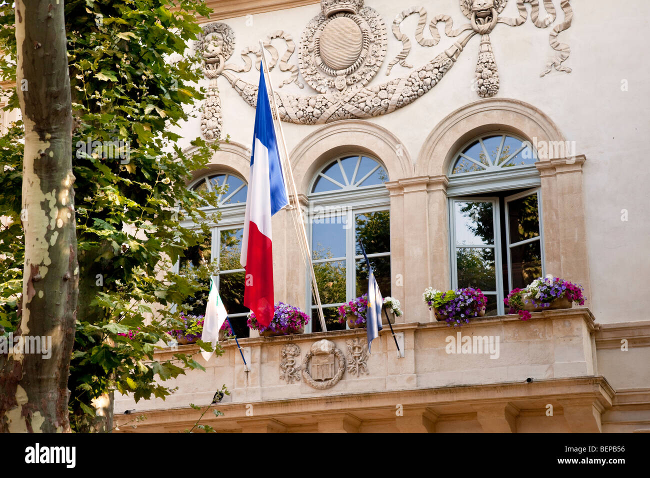 Hotel de Ville in Saint Remy de Provence Francia Foto Stock