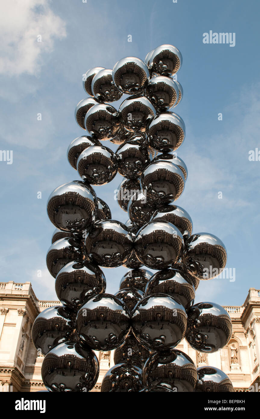 Anish Kapoor scultura, la Royal Academy of Arts di Londra Foto Stock