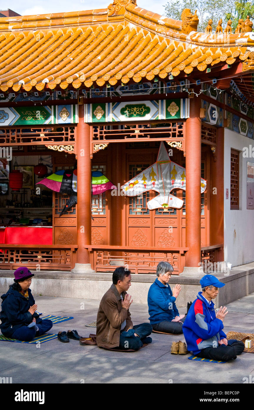 Chinatown di Montreal, Canada Foto Stock