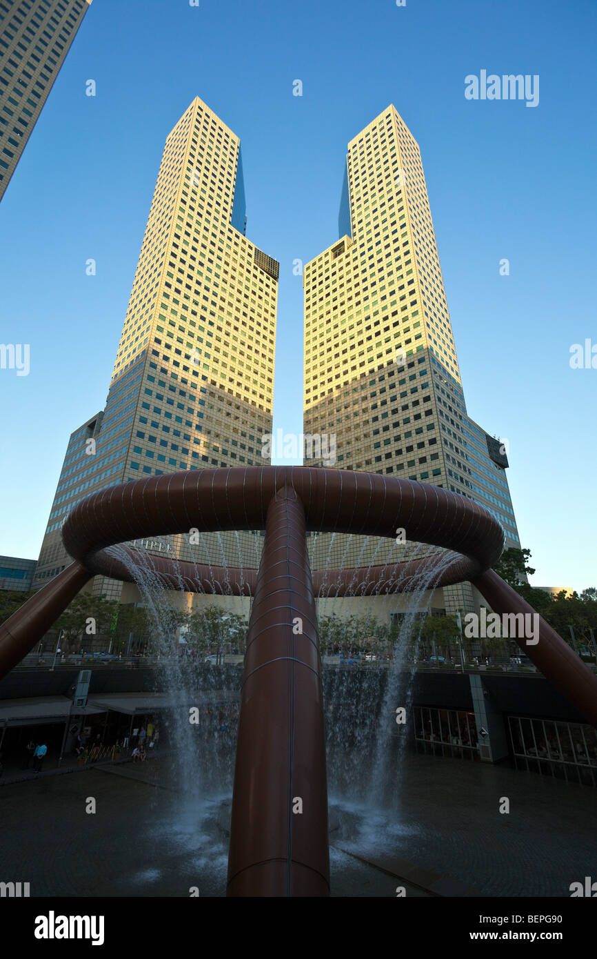 Singapore Suntec City Shopping Centre, la Fontana della Ricchezza. Foto Stock