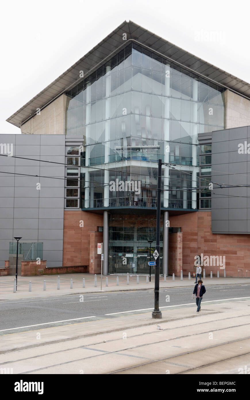 La Bridgewater Hall sala concerti, Manchester, Inghilterra, Regno Unito Foto Stock