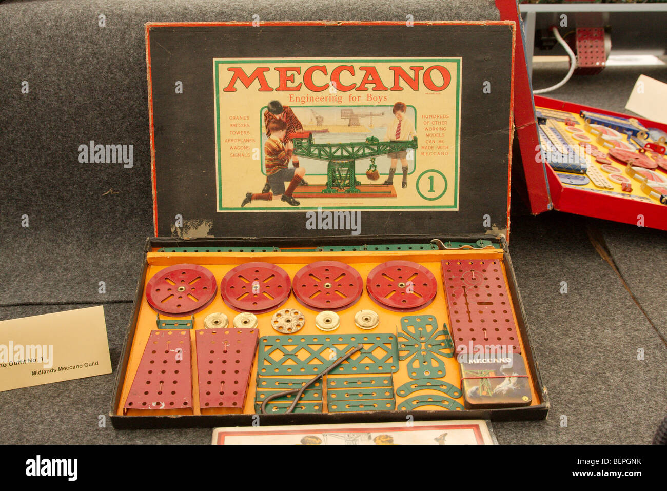 Un originale boxed set di meccano Foto stock - Alamy