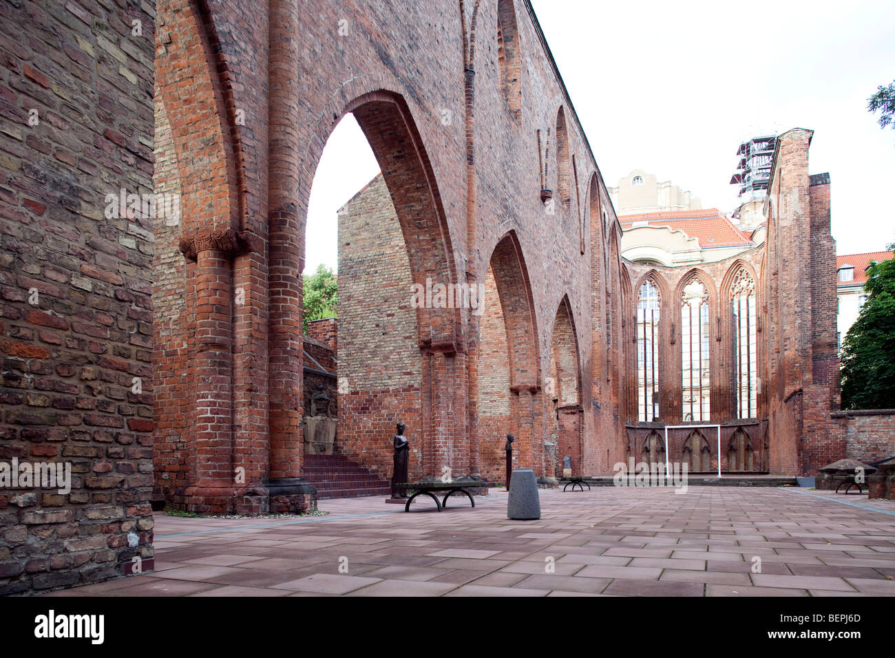 Le rovine del monastero francescano (Franziskaner-Klosterkirche), Berlino, Germania Foto Stock