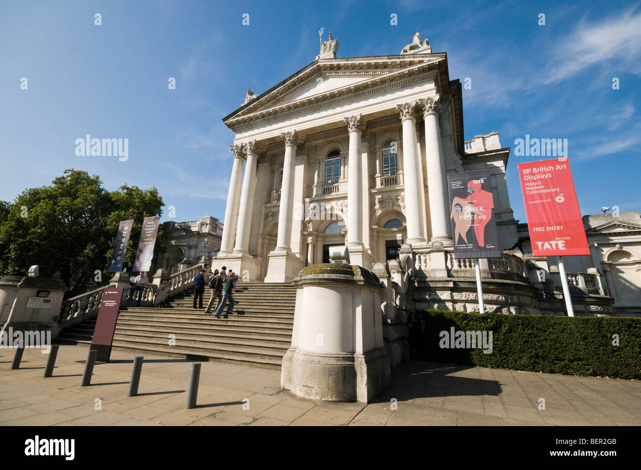 La Tate Britain Gallery, Millbank, London Foto Stock