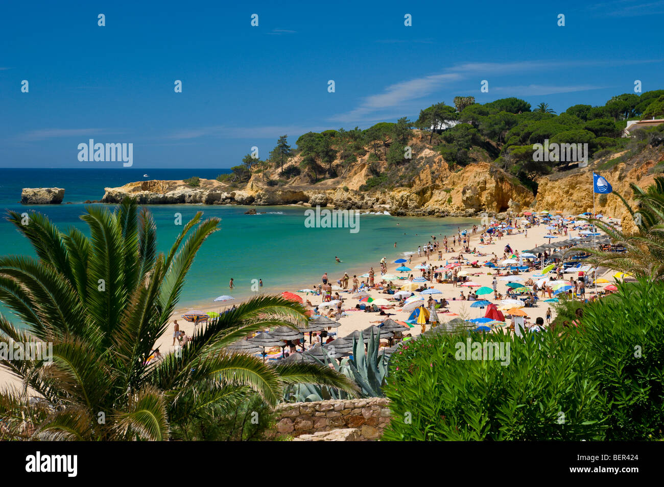 Il Portogallo, Algarve, Praia de Santa Eulalia, nei pressi di Albufeira Foto Stock