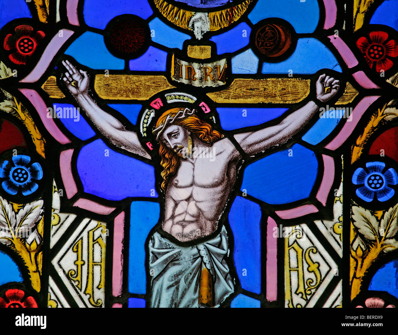Figura Religiosa Gesù Sulla Croce – Veronese, Pietra Artificiale Bronzata 21,5 Cm