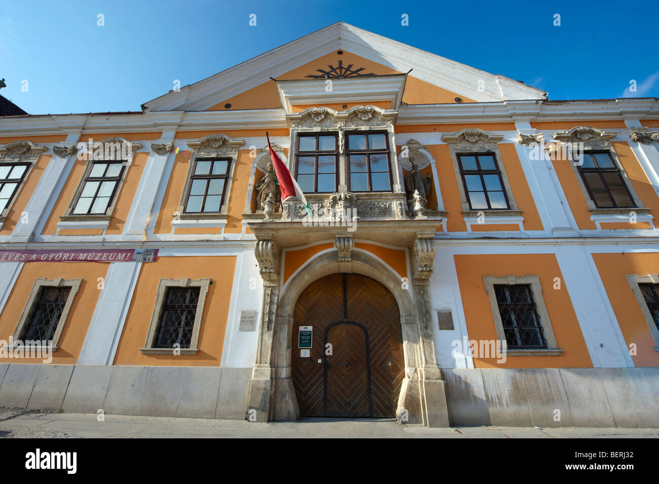 Janos Xantus Museum, l'Abbott's House, 5 quadrato di Szechenyi, Gyor Ungheria Foto Stock