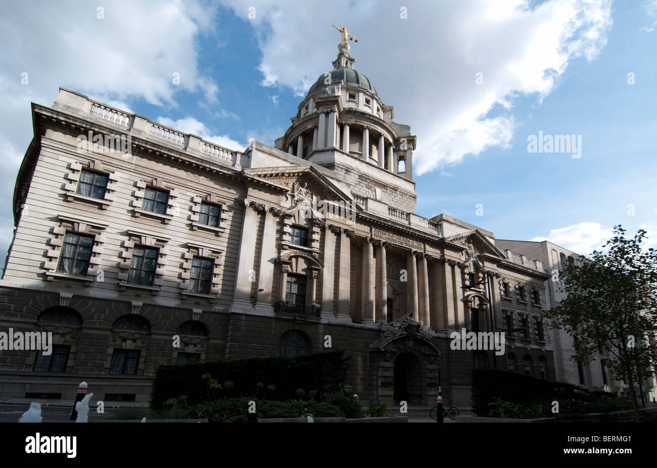 Centrale di Corte Penale, Old Bailey, Londra, Inghilterra. Foto Stock