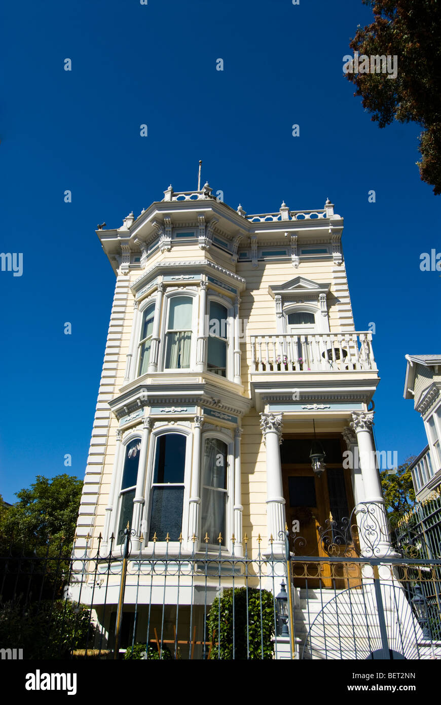 California: San Francisco. Casa vittoriana. Foto copyright Lee Foster. Foto #: 21-casanf83873 Foto Stock