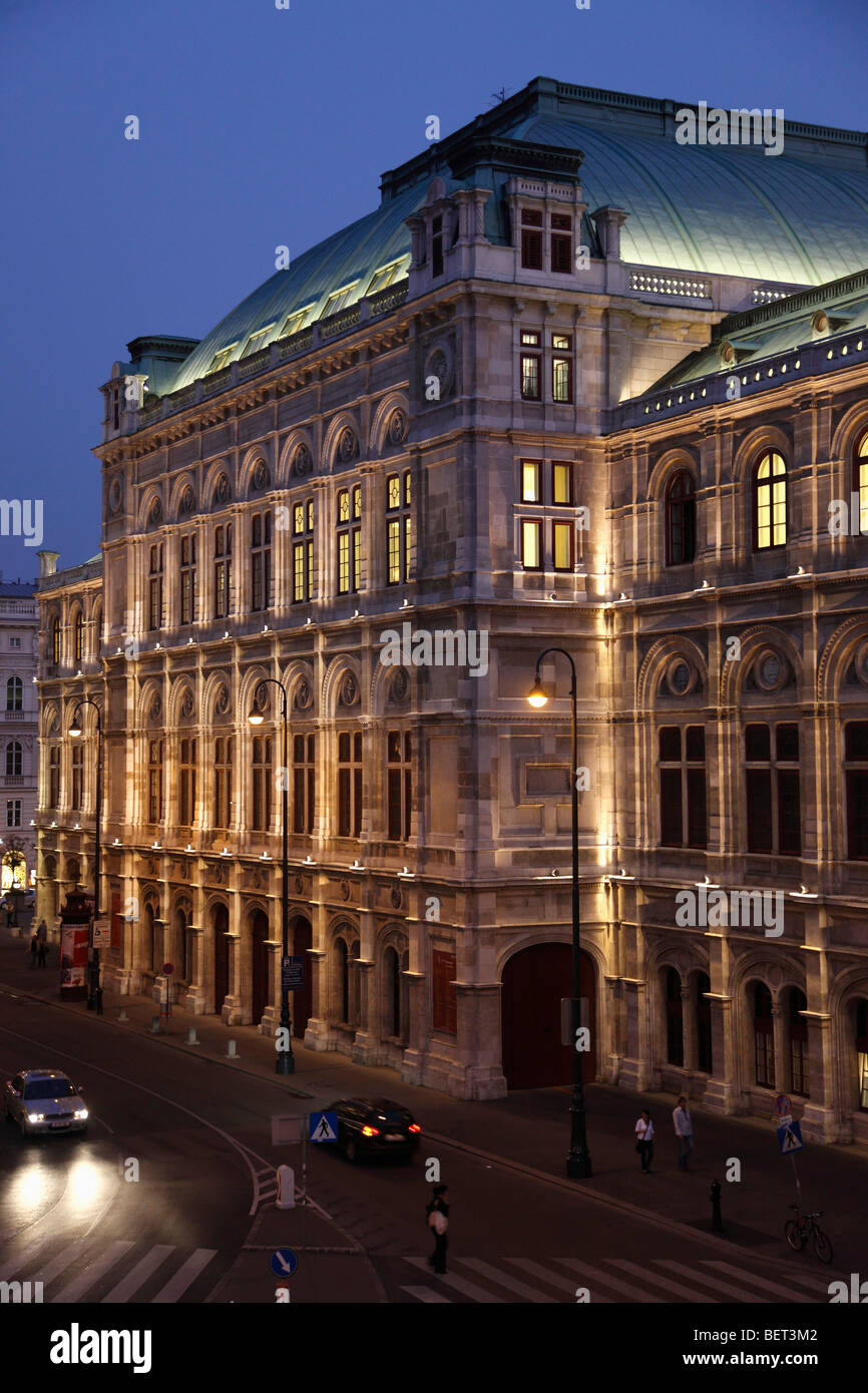 Austria, Vienna, al teatro dell'opera Staatsoper Foto Stock