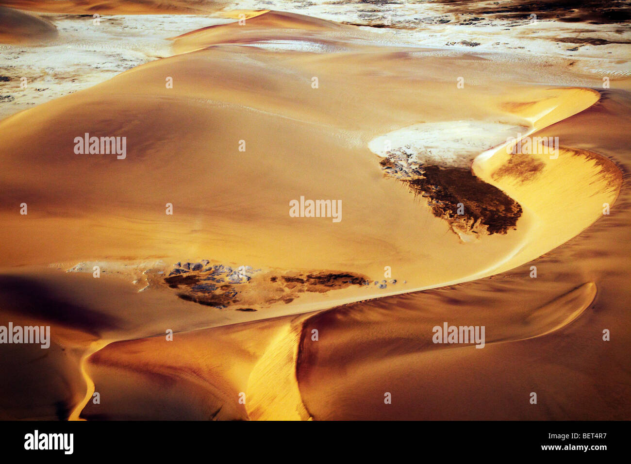 Foto aerea di dune di sabbia del Namib Naukluft Park Namib Desert Namibia Foto Stock