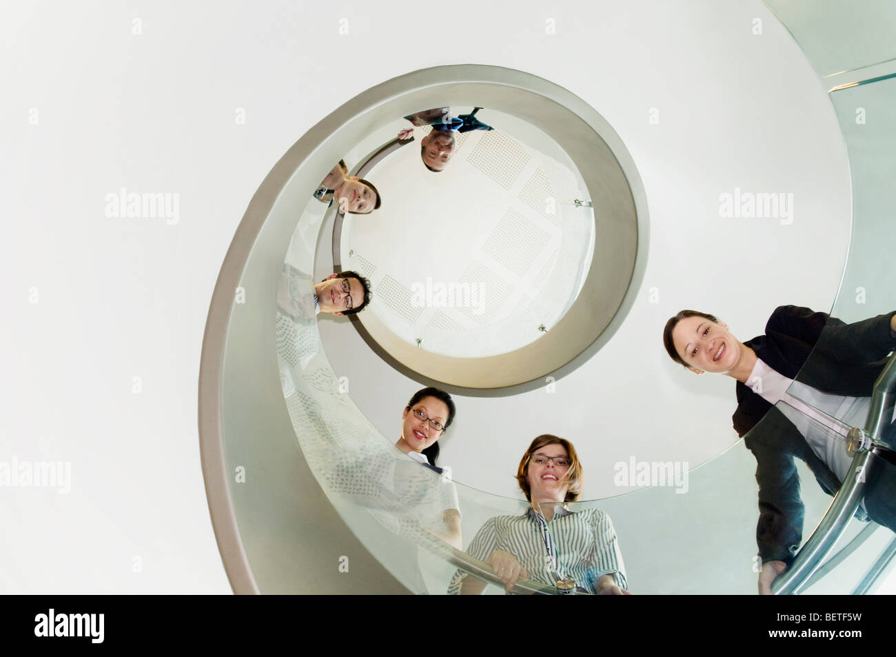 Un ritratto di un gruppo aziendale Foto Stock