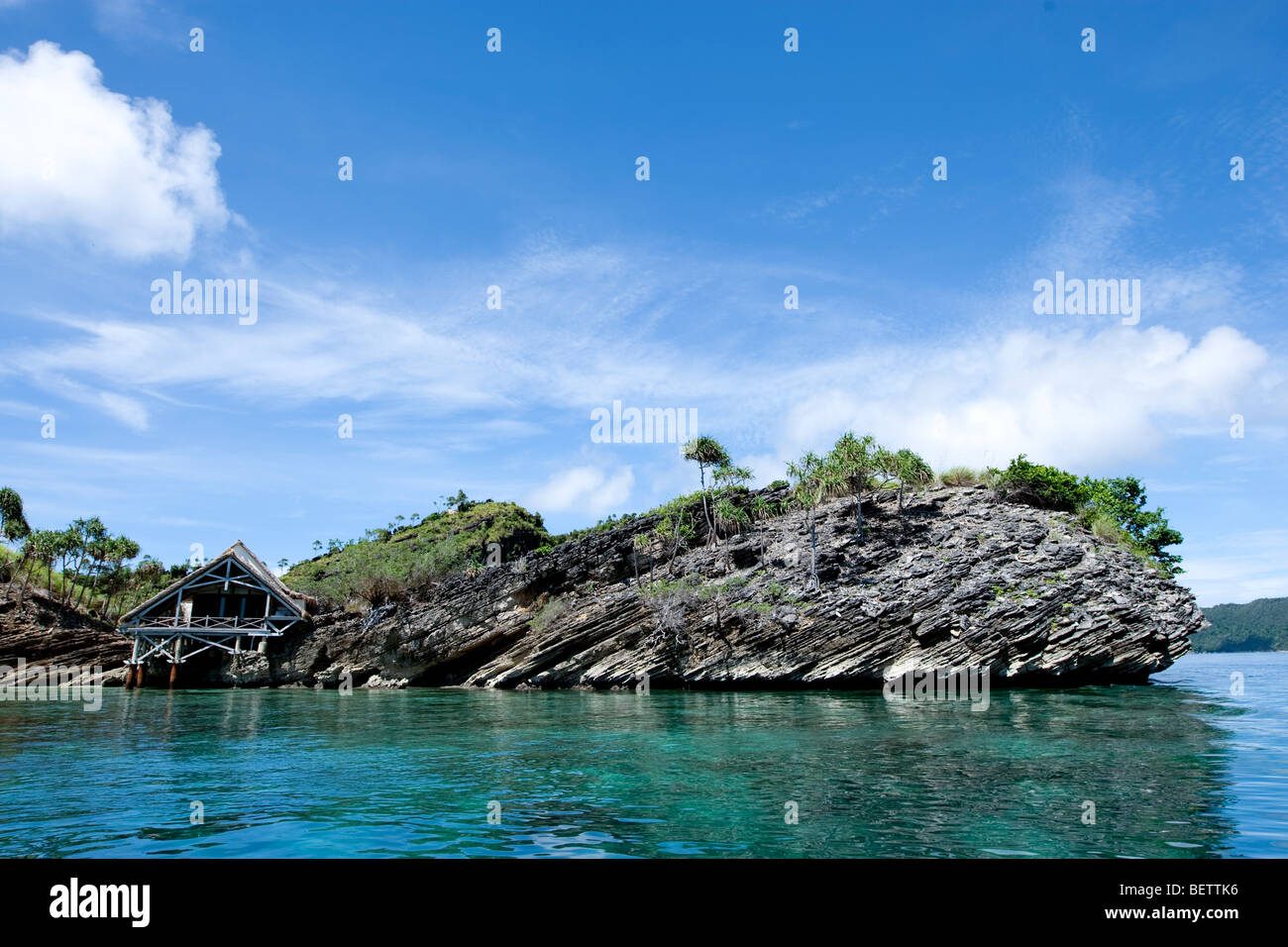 Resort a bordo d'acqua Foto Stock