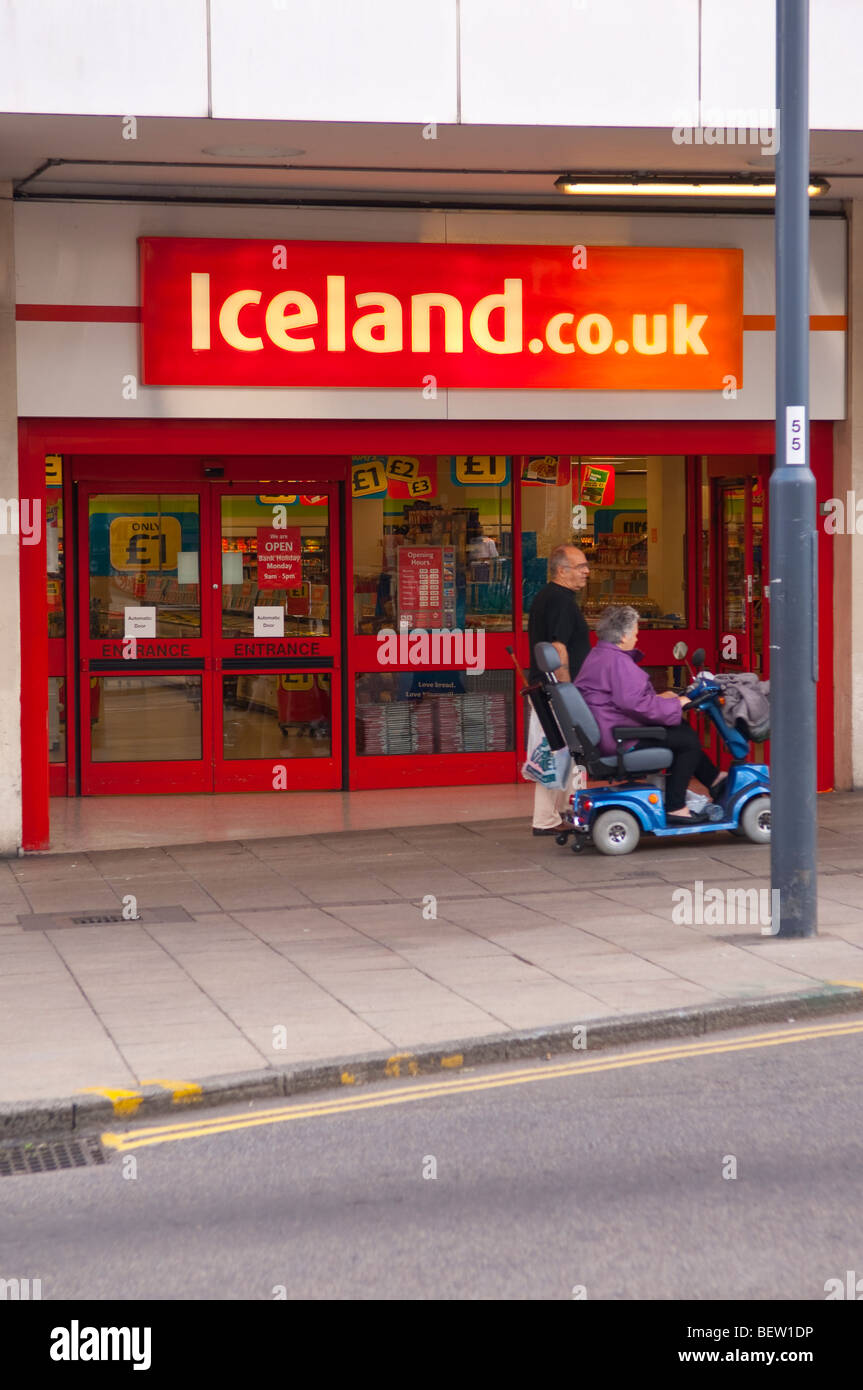 L'Islanda shop store in Norwich, Norfolk, Regno Unito Foto Stock