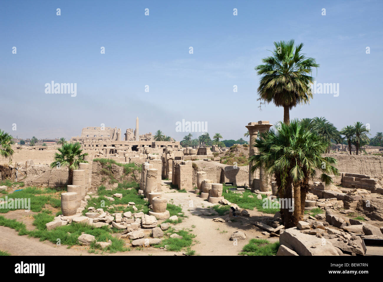 Impressioni del Tempio di Karnak Luxor Egitto Foto Stock