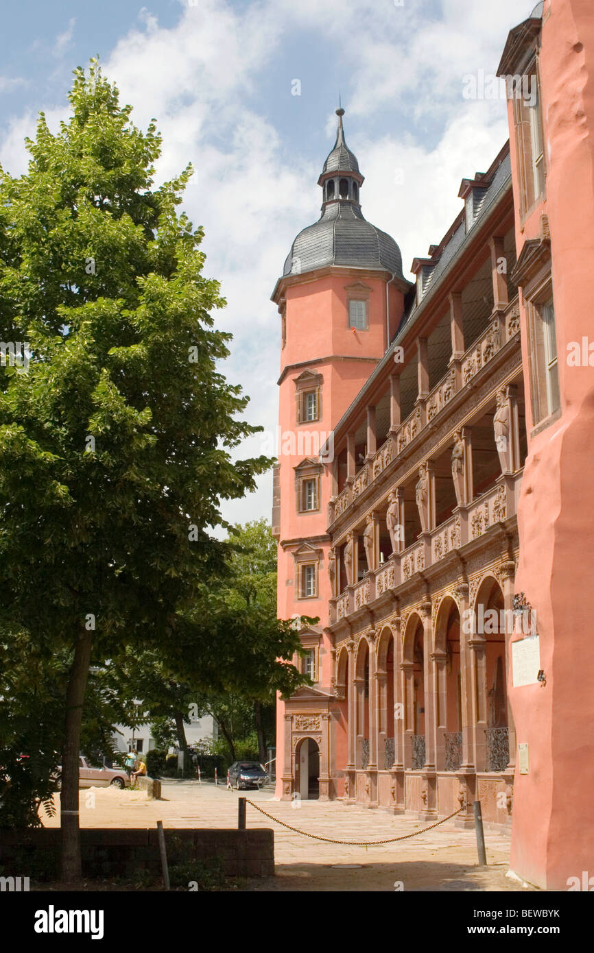Il castello di Isenburg a Offenbach, Hesse, Germania Foto Stock