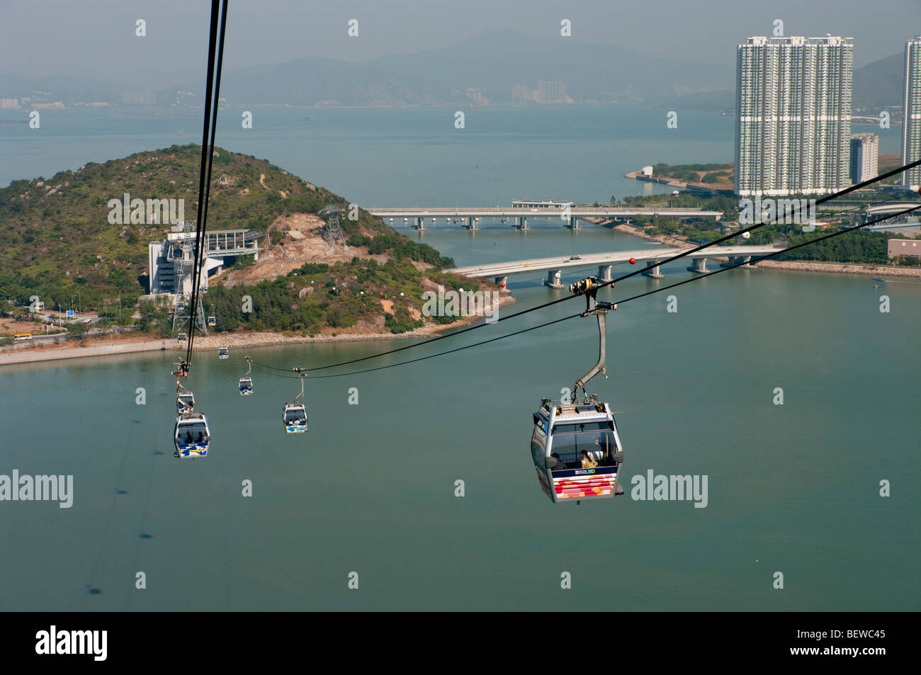 Ngong Ping, Hong Kong, Cina Foto Stock