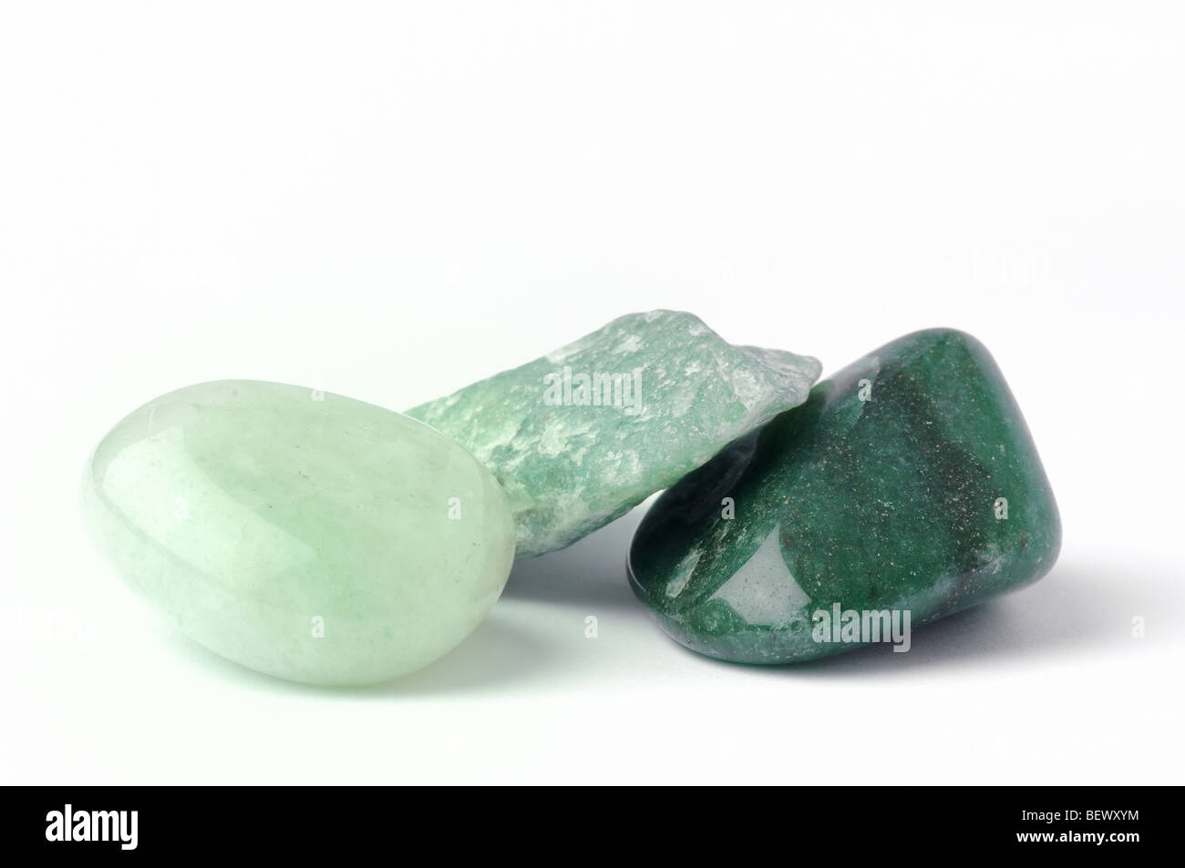 Aventurine - semipreziose gem in esoterici e medicina alternativa Foto Stock
