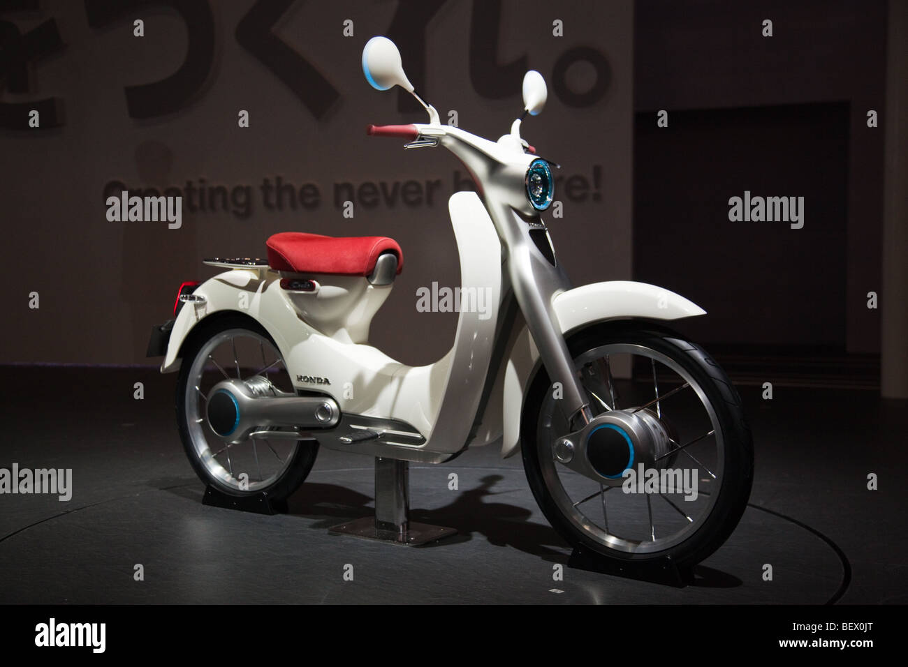 Motor Show di Tokyo, elettrico Honda Cub moto, Foto Stock