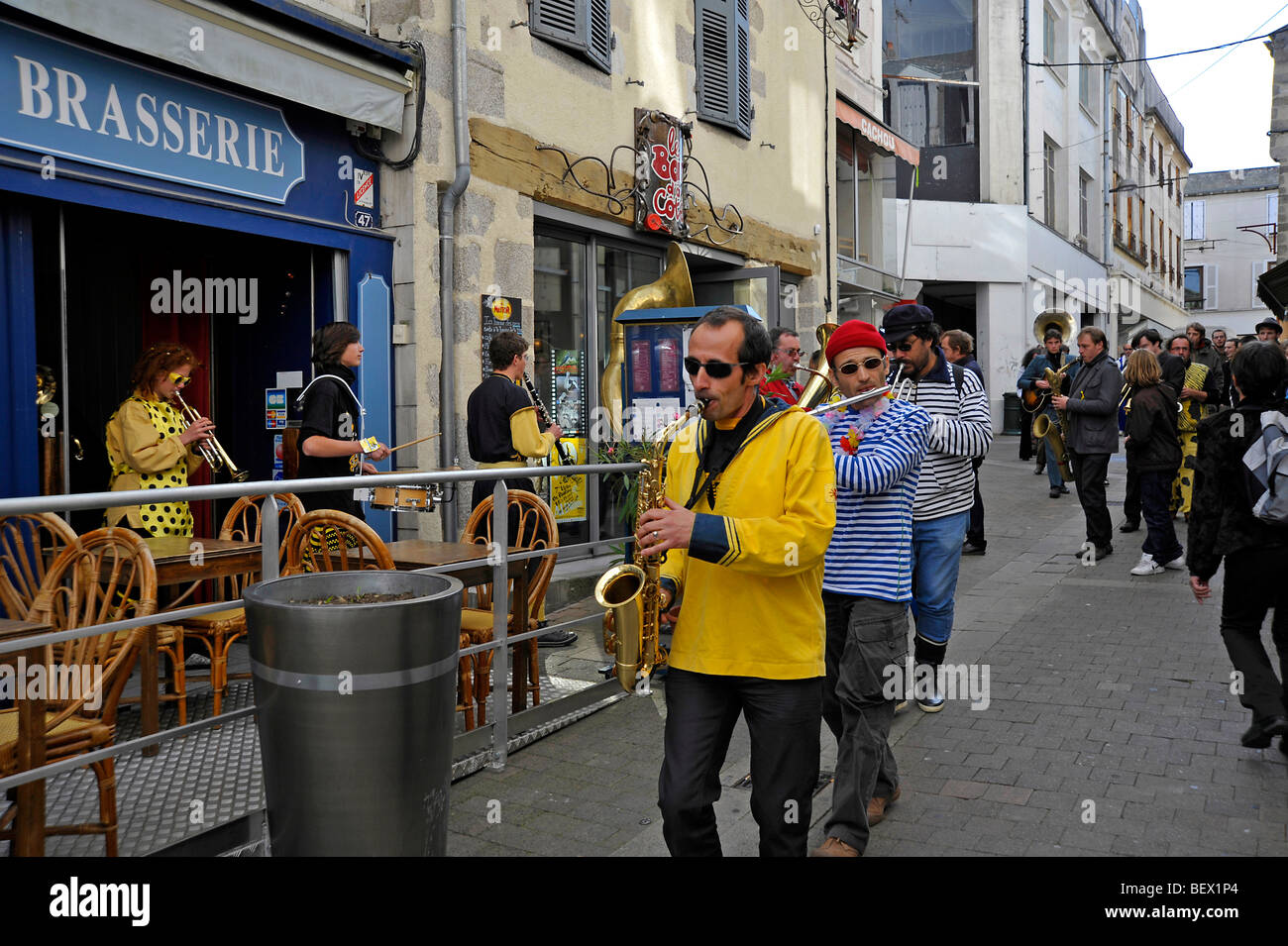 Festival di musica Jazz Parthenay Francia Foto Stock