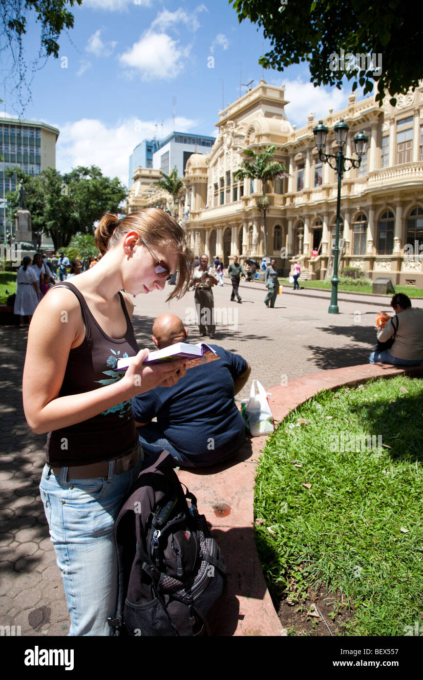 Edificio Correos, San Jose, Costa Rica. Foto Stock