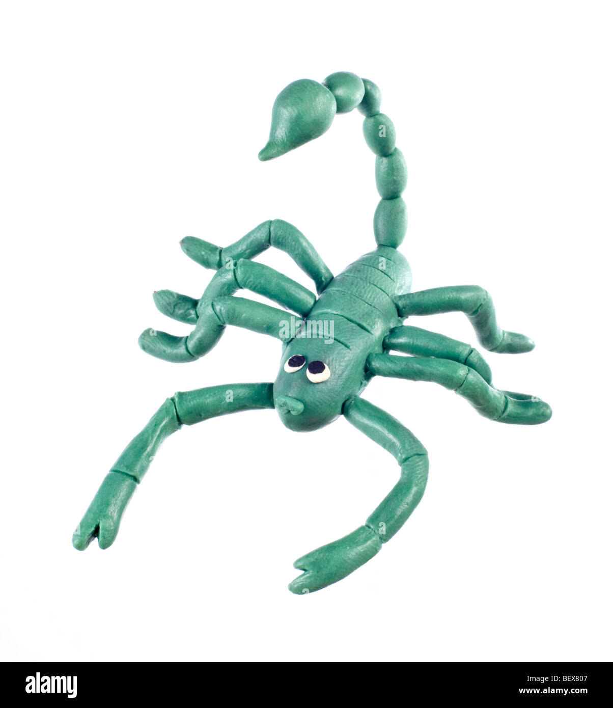 Scorpione il segno dello zodiaco fatta di plastilina Foto Stock