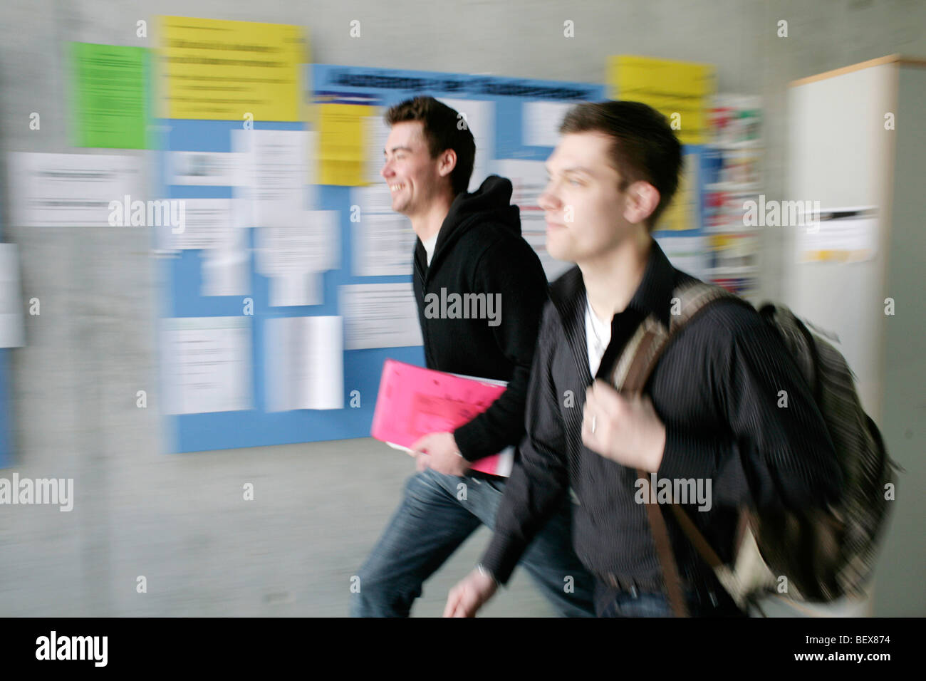 Gli studenti di Università di Ingolstadt . Ingolstadt , Germania Foto Stock