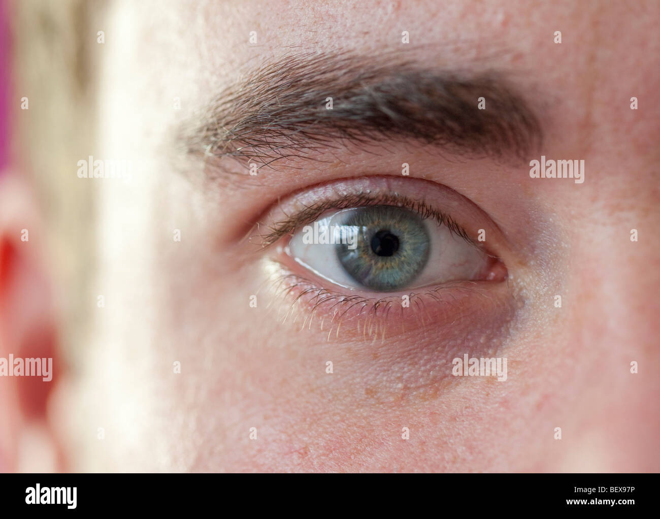 Occhio umano Foto Stock