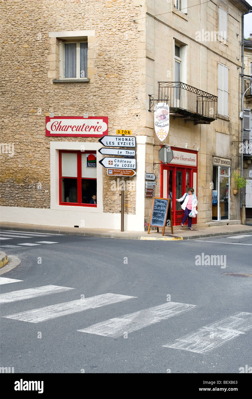 Montignac, Dordogne, a sud ovest della Francia, Europa Foto Stock