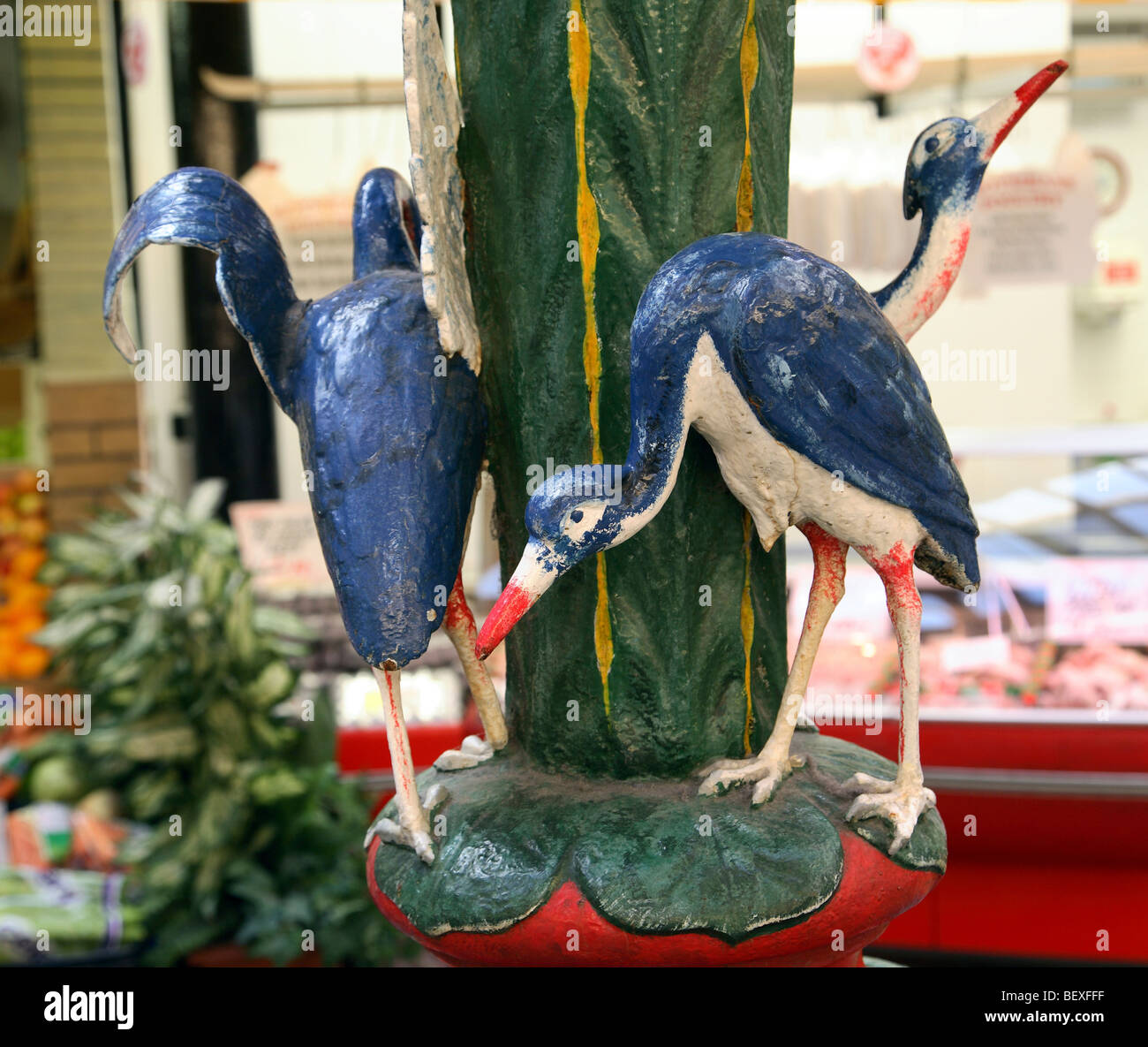 Fontana dettaglio mercato inglese Cork in Irlanda Foto Stock