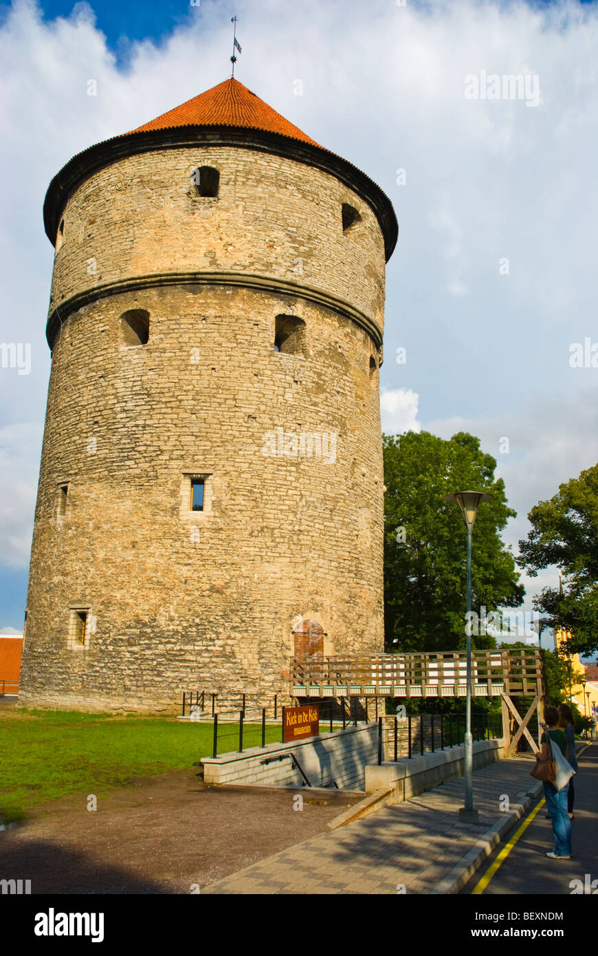 Kiek in de Kök tower in old town Tallinn Estonia Europa Foto Stock