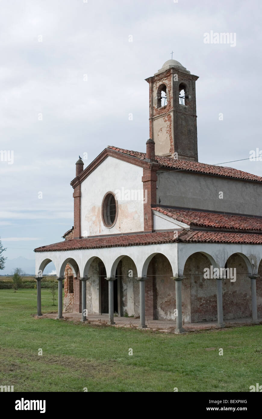 La chiesa di san Giovanni - colombara - Livorno Ferraris - provincia di Vercelli - Piemonte - Italia Foto Stock