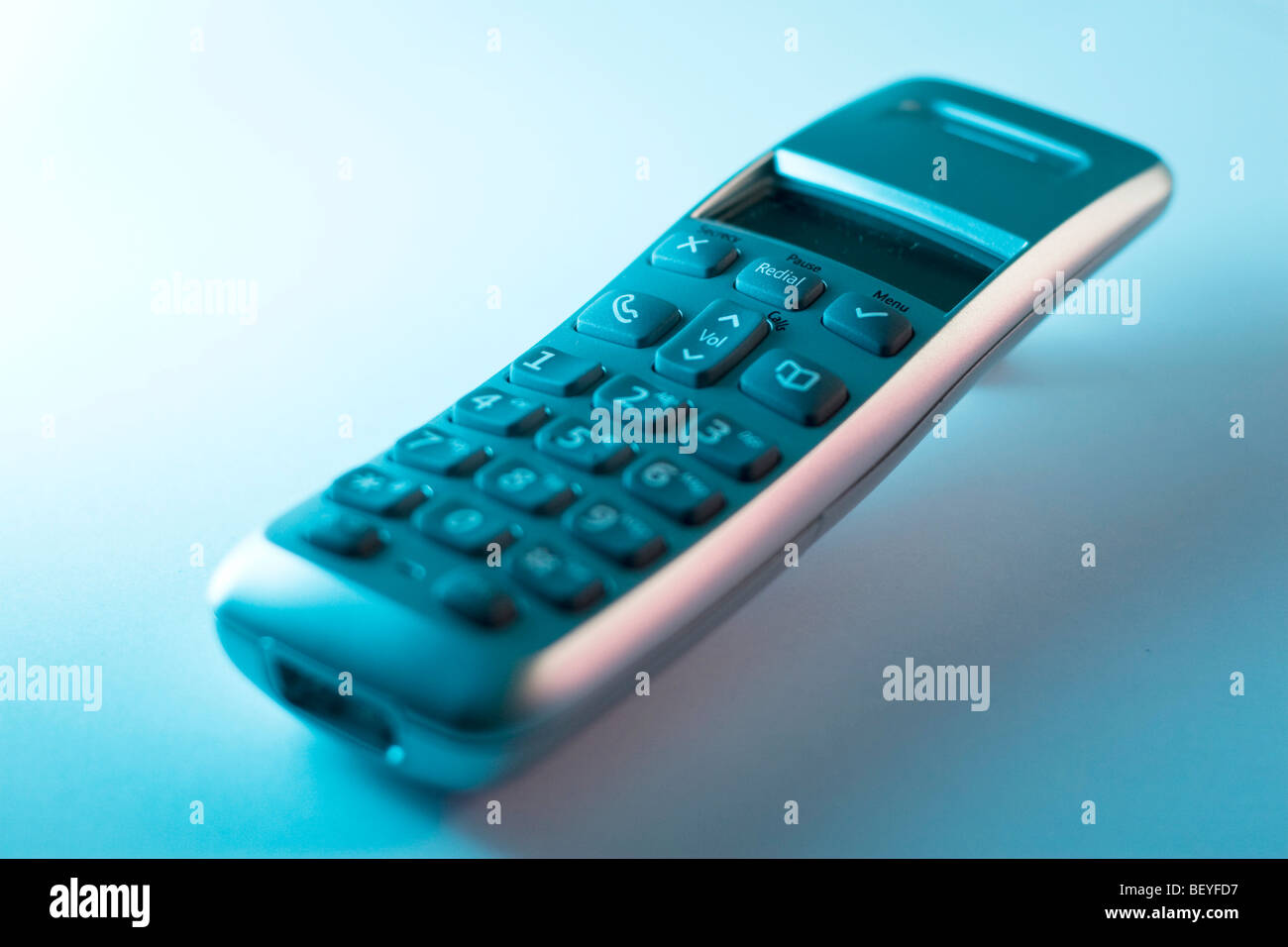 Un telefono cordless Foto Stock